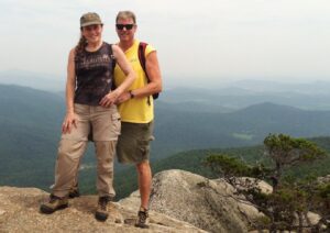 Sarah & Scott on Old Rag Mountain